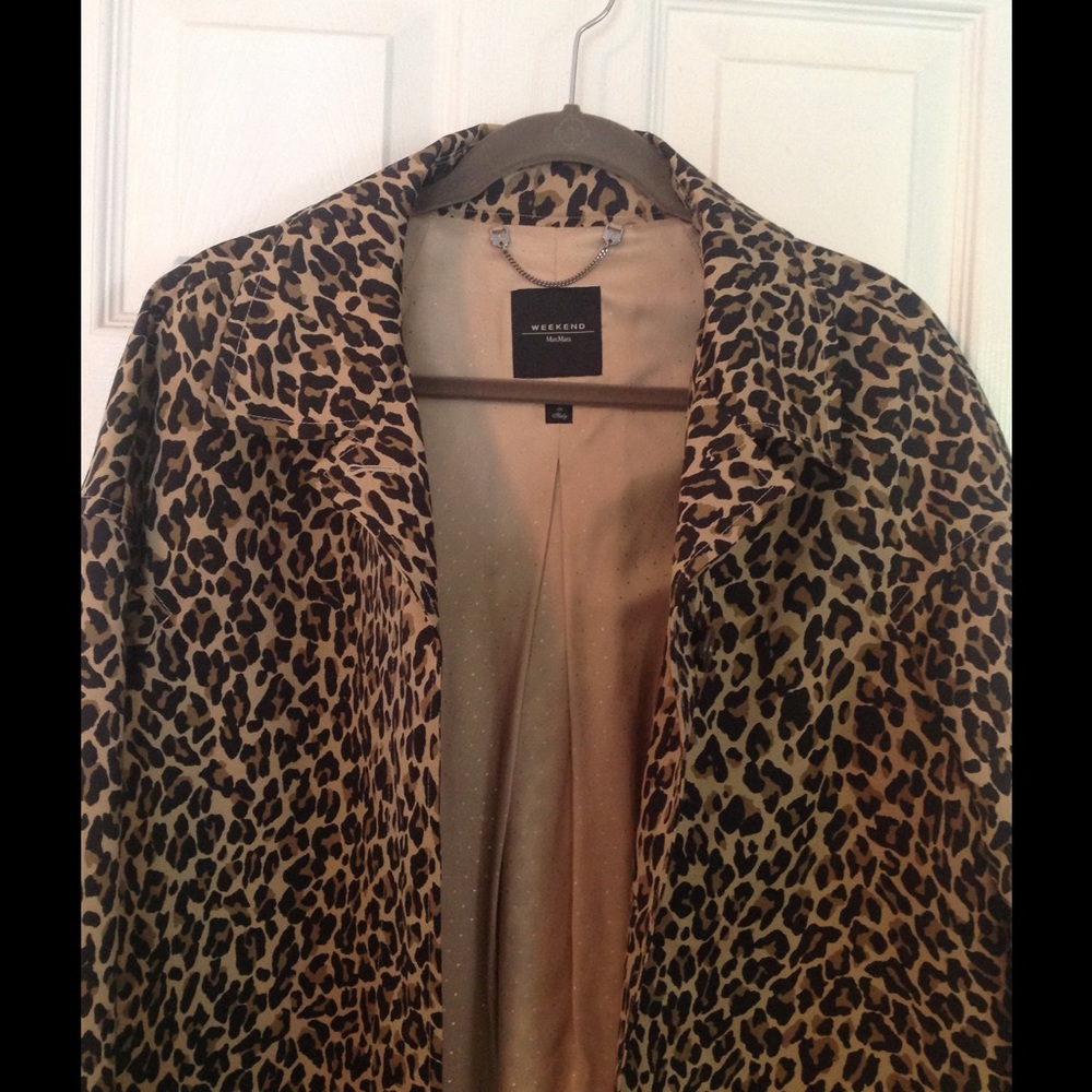 COPY - Cheetah print Weekend Max Mara Jacket - Picture 3 of 4